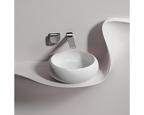 Чаша накладная круглая Ceramica Nova Element 36x36 Белый Матовый Чаша накладная круглая Ceramica Nova Element 36x36 Белый Матовый