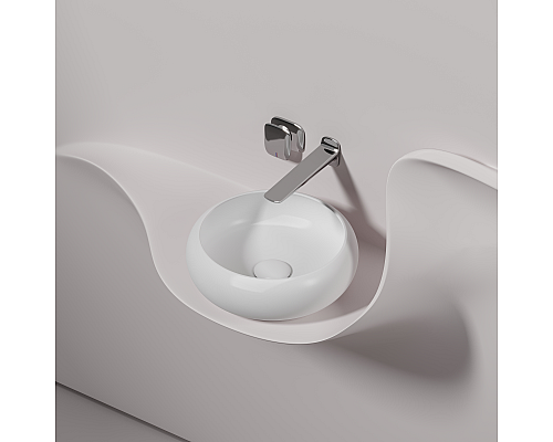 Чаша накладная круглая Ceramica Nova Element 36x36 Белый Матовый Чаша накладная круглая Ceramica Nova Element 36x36 Белый Матовый