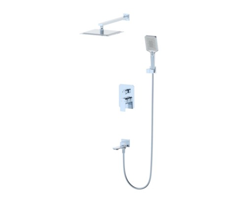 Душевая система встраиваемая Wonzon&Woghand, Хром