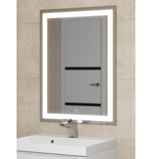 Зеркало для ванной с подсветкой Uperwood Tanos 60х80 см, сенсор/антизапотевание