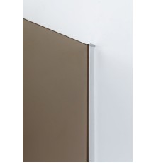 Душевая дверь Cezares Slider 80 SLIDER-B-1-70/80-BR-Cr профиль Хром стекло бронзовое