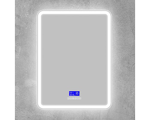 Зеркало BelBagno SPC-MAR-600-800-LED-TCH-RAD с подсветкой с сенсорным выключателем с bluetooth с термометром с радио Зеркало BelBagno SPC-MAR-600-800-LED-TCH-RAD с подсветкой с сенсорным выключателем с bluetooth с термометром с радио