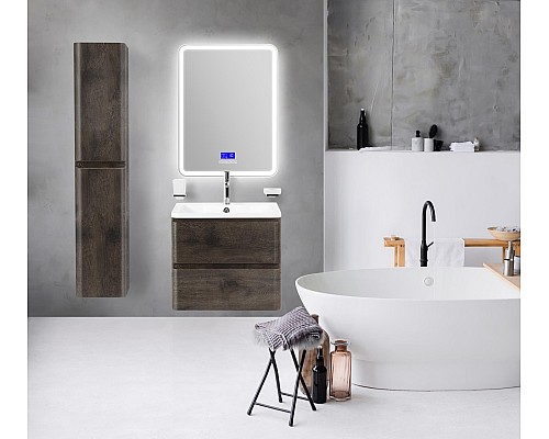 Зеркало BelBagno SPC-MAR-600-800-LED-TCH-RAD с подсветкой с сенсорным выключателем с bluetooth с термометром с радио Зеркало BelBagno SPC-MAR-600-800-LED-TCH-RAD с подсветкой с сенсорным выключателем с bluetooth с термометром с радио