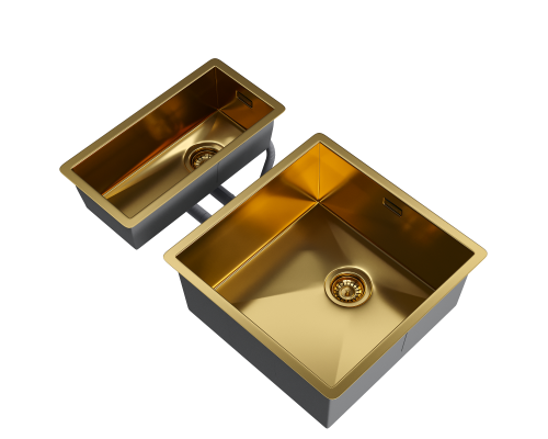 Кухонная мойка Reflexion Como RX2054GD брашированное золото