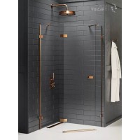 Душевое ограждение NEW TRENDY AVEXA COPPER BRUSHED L 100x80x200 медь