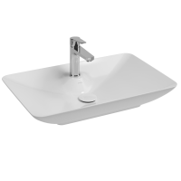 Раковина ISVEA SistemaY Clear накладная 644x395x125 белый матовый 10SY50065SV-2L