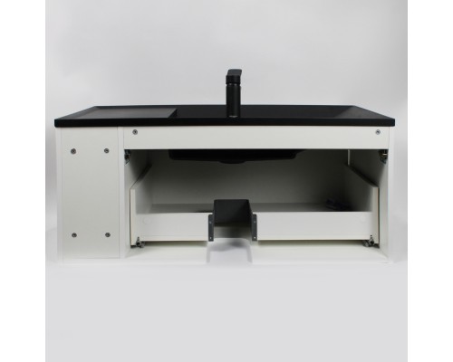 Тумба под раковину подвесная Uperwood Lotus Premium 100х50х42 см, белая