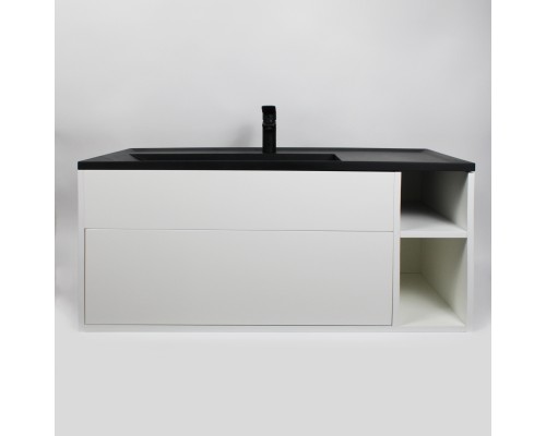 Тумба под раковину подвесная Uperwood Lotus Premium 100х50х42 см, белая