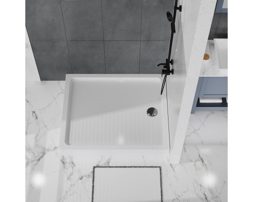 Акриловый поддон для душа BelBagno Tray 120x100 TRAY-BB-AH-120/100-15-W Белый