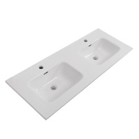 Раковина BelBagno 120 двойная Белая