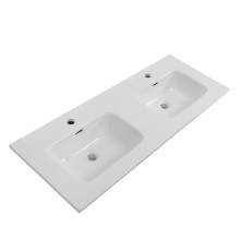 Раковина BelBagno 120 двойная Белая