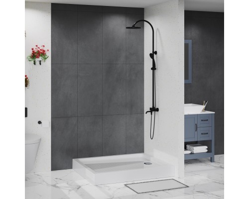 Акриловый поддон для душа BelBagno Tray 120x100 TRAY-BB-AH-120/100-15-W Белый