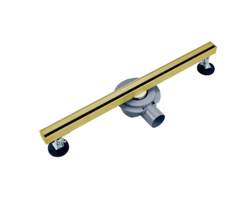 Душевой трап 60 см Wonzon&Woghand, Брашированное золото WW-65406M-BG