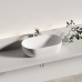 Раковина Ceramicanova Твист (Twist) накладная овальной формы 500x300x140 белый матовый