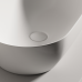 Раковина Ceramicanova Твист (Twist) накладная овальной формы 500x300x140 белый матовый