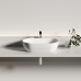 Раковина Ceramicanova Твист (Twist) накладная овальной формы 500x300x140 белый матовый