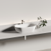 Раковина Ceramicanova Твист (Twist) накладная овальной формы 500x300x140 белый матовый