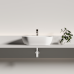 Раковина Ceramicanova Твист (Twist) накладная овальной формы 500x300x140 белый матовый