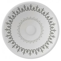 Раковина ISVEA SistemaY Soft накладная 450x450x120 белая с декором 10SY66045SV-CML