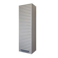 Шкаф подвесной Comforty Касабланка 25 серый шёлк, ручка серый металлик