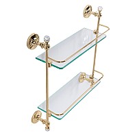 Стеклянная полка Art&Max Antic Crystal AM-E-2682BSJ-Do Золото