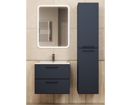 Тумба под раковину Uperwood Foster NEW 60 см, подвесная, черная