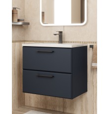 Тумба под раковину Uperwood Foster NEW 60 см, подвесная, черная