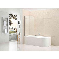 Шторка на ванну Cezares ECO-V-1-80/140-C-Cr-R