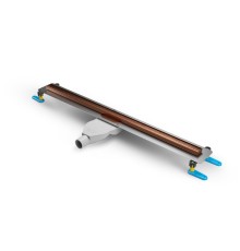 Душевой трап NEW TRENDY COPPER BRUSHED 100 см брашированная медь