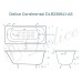 Ванна чугунная Delice Continental 130х70 с антискользящим покрытием
