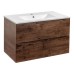 База под керамическую раковину Vincea Mia 750 подвесная 2 ящика Soft close R.Wood
