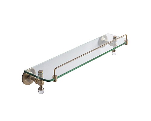 Стеклянная полка Art&Max Antic Crystal AM-E-2682SJ-Br Бронза