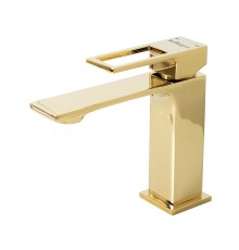 Смеситель для раковины BelBagno Luce Золото