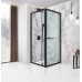 Душевой уголок с поворотной дверью Vincea Stile 900x900 Черный, арт
