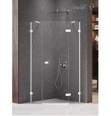 Душевое ограждение NEW TRENDY AVEXA WHITE R 90x90x200 белый