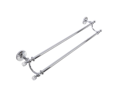 Полотенцедержатель двойной подвесной ART&MAX AM-E-2648SJ-Cr