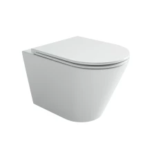 Унитаз подвесной Ceramicanova Алфео (Alfeo), смыв торнадо, 54x37x35, белый