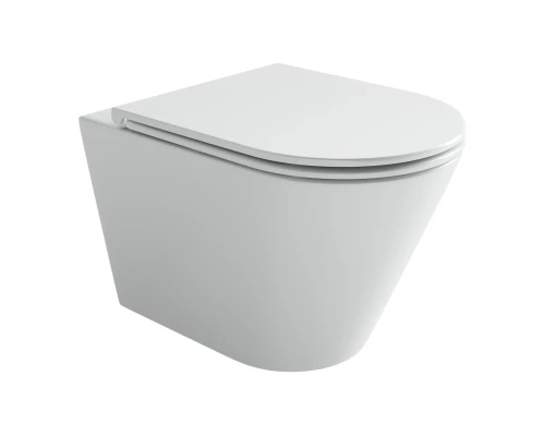 Унитаз подвесной Ceramicanova Алфео (Alfeo), смыв торнадо, 54x37x35, белый