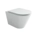 Унитаз подвесной Ceramicanova Алфео (Alfeo), смыв торнадо, 54x37x35, белый