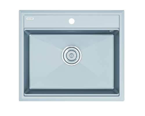 Мойка кварцевая Paulmark STEPIA-590 PM115951-GRM серый металлик 59х51