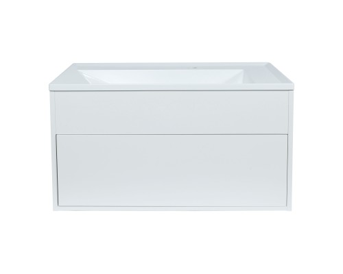 Тумба под раковину подвесная Uperwood Lotus Premium 80х50х42 см, белая