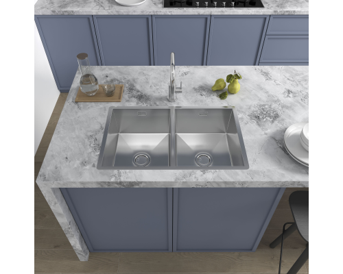 Кухонная мойка Reflexion Garda RX2170SS полированная сталь