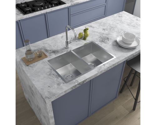 Кухонная мойка Reflexion Garda RX2170SS полированная сталь