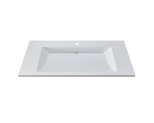 Раковина для ванной 100 см, Uperwood Infinity, белая глянцевая