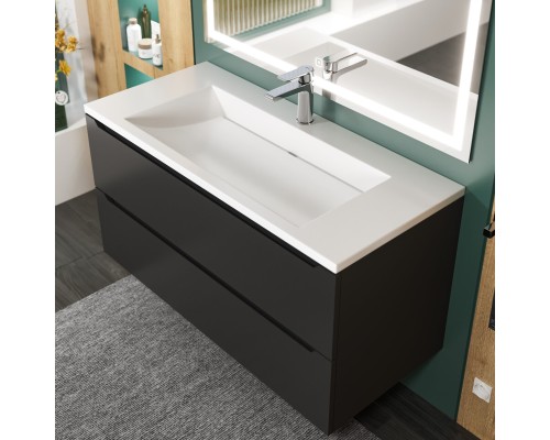 Раковина для ванной 100 см, Uperwood Infinity, белая глянцевая