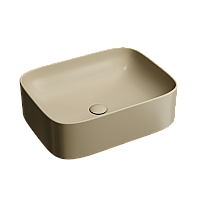 Чаша накладная прямоугольная Ceramica Nova Element 50x38 Капучино Матовый