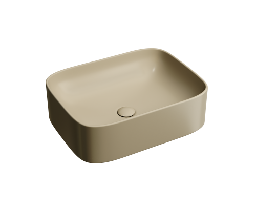 Чаша накладная прямоугольная Ceramica Nova Element 50x38 Капучино Матовый