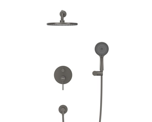 Душевая система Cezares Relax RELAX-DSET-GM Оружейная сталь