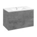 База под керамическую раковину Vincea Mia 900 подвесная 2 ящика Soft close Beton
