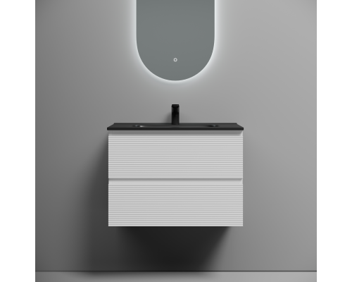 Тумба под раковину подвесная Sancos Folk 69х44х50, с доводчиками, Bianco, FL70W